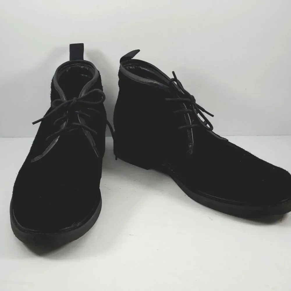 BLONDO‎ Black Nubuck Waterproof Loafers. SIZE 8.5 S802